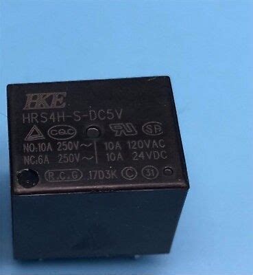 1PC New HKE Relay HRS4H-S-DC5V-C 10A | eBay