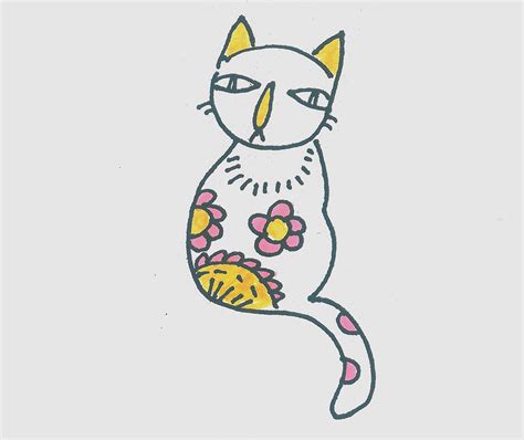 可爱又简单的小猫咪简笔画教程 简单又漂亮的小猫咪怎么画好看-露西学画画