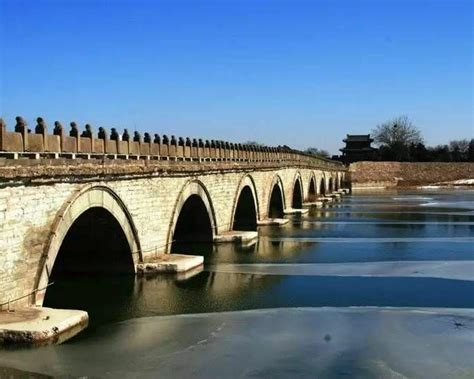 桥的绘画｛卢沟桥和赵州桥｝