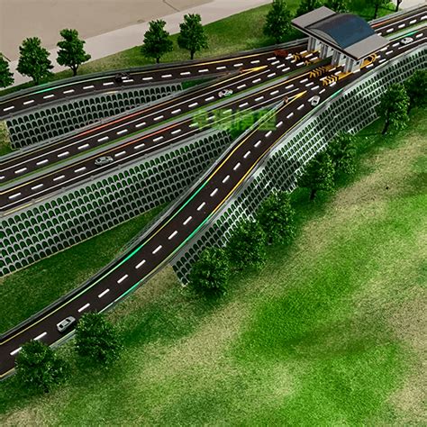 高速公路沙盘模型制作案例-卓璟沙盘模型制作公司