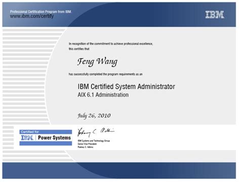 Ibm Aix Certification | TUTORE.ORG - Master of Documents