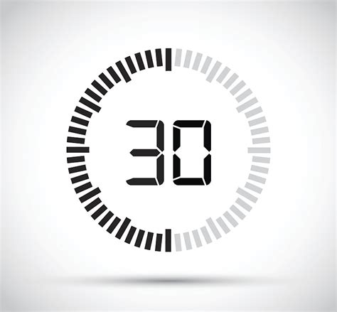秒针,定时器,数字30,无人,绘画插图,符号,秒表,时间,钟,白色设计模板,汇图网www.huitu.com