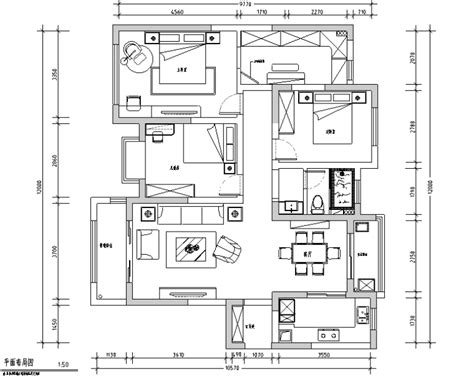 [江苏]简约150平米复式加跃层公寓设计施工图（附效果图）-住宅装修-筑龙室内设计论坛