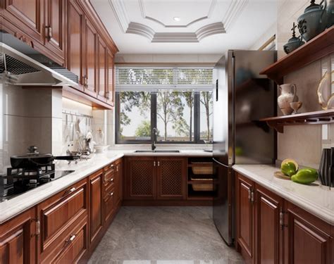 高品质不锈钢整体橱柜-现代风格的耐用厨房装饰选择