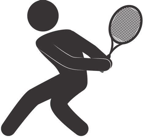 网球拍和象形图标。运动概念。矢量图形 Tennis Racket and Pictograph Icon. Sport Concept ...