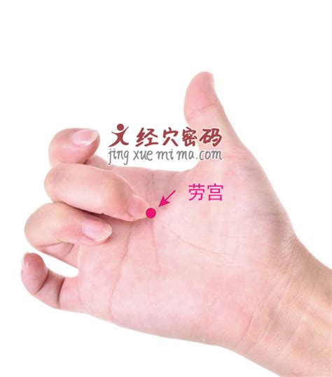 劳宫的准确位置图图片