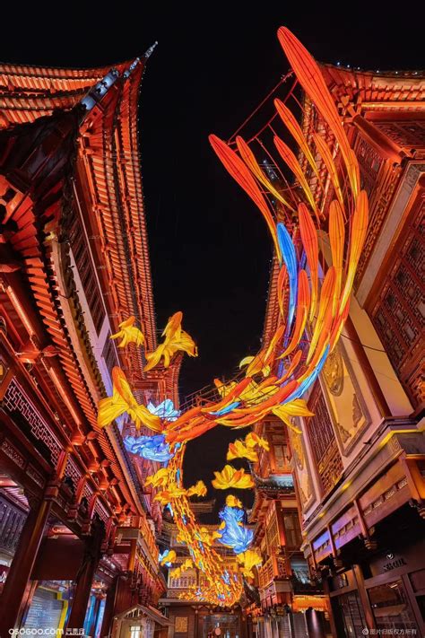 「 一夜鱼龙舞 」2024上海豫园灯会主题灯组|资讯-元素谷(OSOGOO)