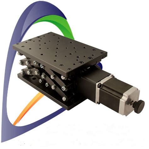 精密位移微型电动升降台（剪式）Z轴移动平台行程60mm-光电汇
