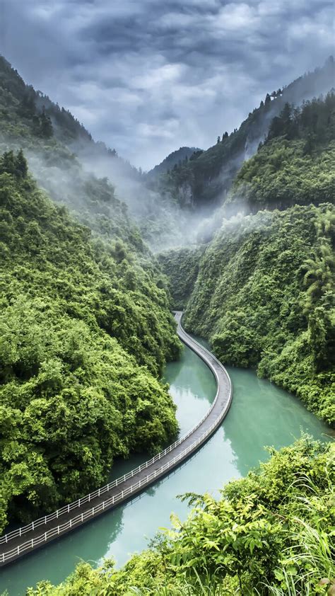世界上最美的青山绿水风景图片,绝美人间青山绿水风景图片 | 半眠日记