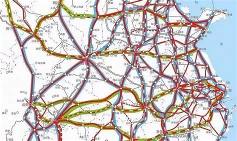 全国铁路图图片
