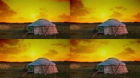 蒙古大草原风景美丽大自然景色视频素材,延时摄影视频素材下载,高清1920X1080视频素材下载,凌晨两点视频素材网,编号:184404