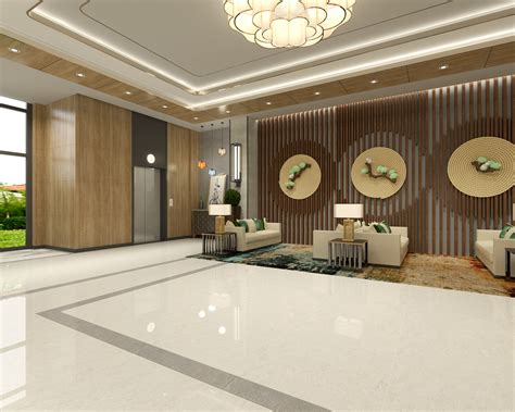酒店大厅|空间|家装设计|udodo123 - 原创作品 - 站酷 (ZCOOL)
