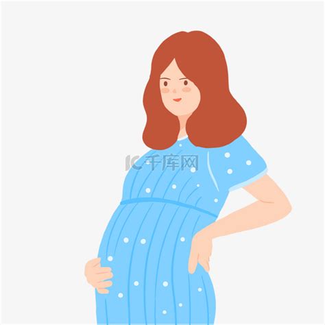 挺大肚子孕妇素材图片免费下载-千库网