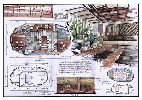 2020室内设计概念方案手绘草图|三维|建筑/空间|手绘老师王大叔 - 原创作品 - 站酷 (ZCOOL)