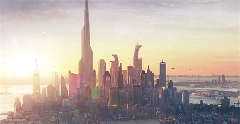[图]科学家畅想未来城市：悬浮空中 摩天大楼顶放牧_科技_环球网