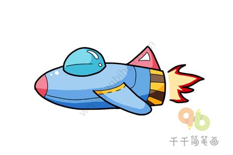 火箭飞船简笔画_火箭飞船图片欣赏_火箭飞船儿童画画作品-有伴网