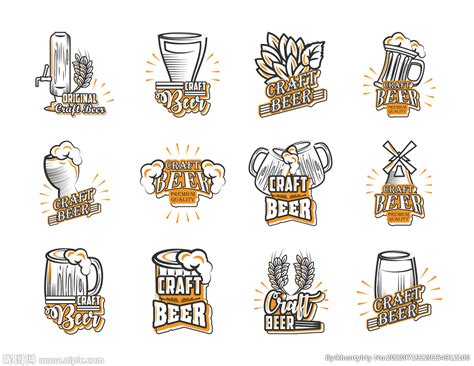啤酒公司标签设计PNG图片素材下载_图片编号qgelnlwp-免抠素材网
