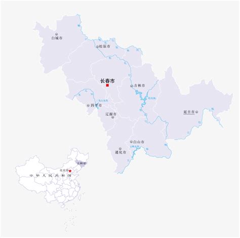 吉林省地图高清全图可放大图片预览_绿色资源网