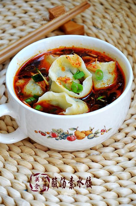 酸汤素水饺的做法_菜谱_美食天下