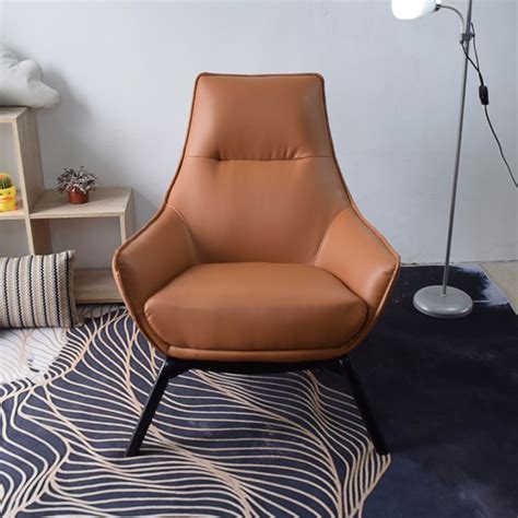 SY-G8909C北欧时尚休闲椅创意高靠背懒人超纤皮沙发椅卧室阳台 ...