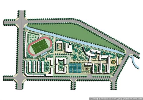 [湖南]大学校园环境景观规划设计方案-校园景观-筑龙园林景观论坛