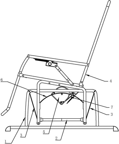 一种可折叠和调整仰躺角度的电动摇椅的制作方法