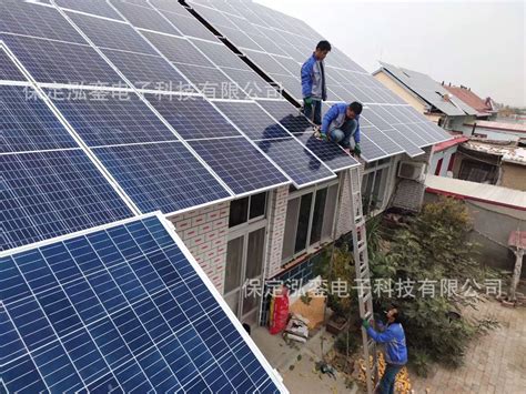 厂家现货陕西榆林家庭平屋顶太阳能电池小型发电光伏并网系统批发-阿里巴巴