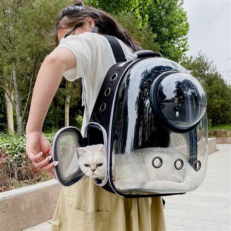 猫包外出便携猫背包大容量猫笼猫咪双肩书包太空舱航空箱装宠物包_虎窝淘