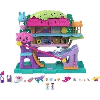 Pet Adventure Treehouse, 15+ Play Pieces (2 Dolls), 4 & Up - Bed Bath ...