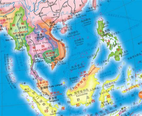 中国的陆上领国和隔海相望的国家有哪些是属于东盟成员国的国