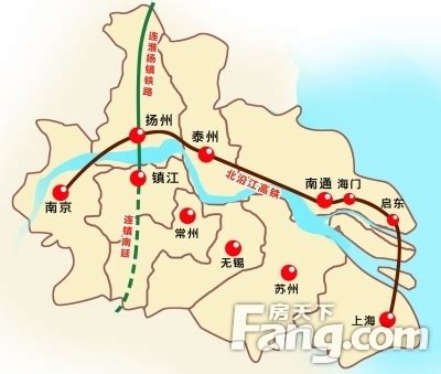 扬州将再添横贯东西高铁 北沿江高铁启动前期工作_房产资讯_房天下