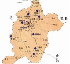 西和县乡镇地图,新建,_大山谷图库