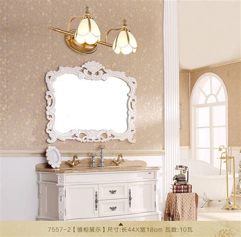 帝拿美式复古浴室镜前灯欧式创意全铜墙壁灯田园卧室床头灯装饰灯-美间设计