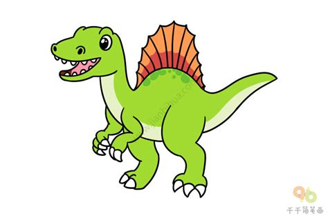 带你走进恐龙世界 8种恐龙简笔画图片大全 - 兜在学