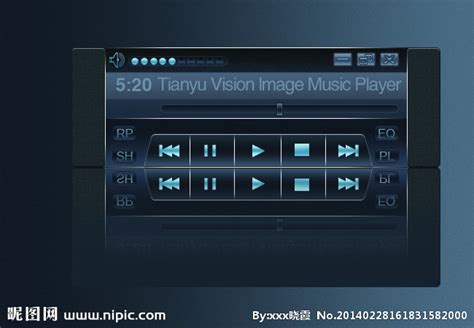 iOS7音乐播放器界面设计psd素材免费下载_红动中国