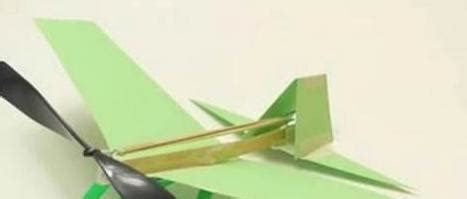 橡皮筋动力双翼飞机泡沫滑翔机科技小制作科学实验steam 创客教育-阿里巴巴