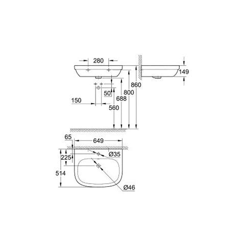 KLUDI | KLUDI OBJEKTA concealed thermostatic shower mixer trim set with ...