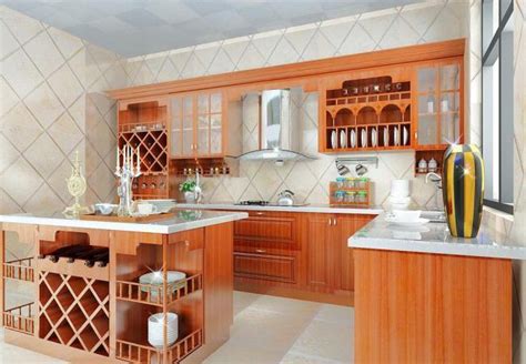 司米橱柜原木风厨房搭配设计 彰显不同的魅力_橱柜网