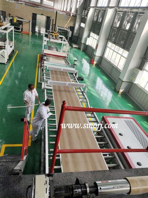 石塑地板生产线 PVC石塑地板设备-青岛睿杰塑料机械有限公司