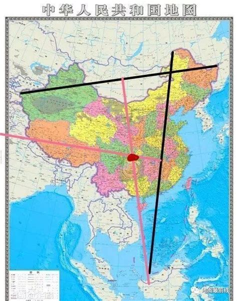 中国各省“四至点”与地理几何中心一览 - 知乎