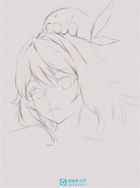 动漫素描原图图片