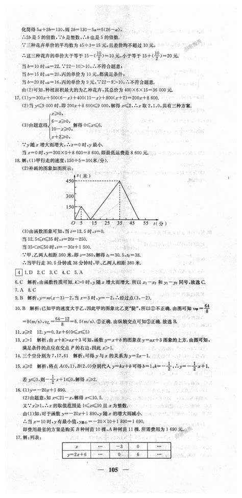 2018年王后雄黄冈密卷八年级数学上册沪科版答案——青夏教育精英家教网——