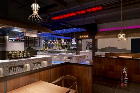 自助餐厅如何设计—西安自助餐厅设计-建e室内设计网-设计案例