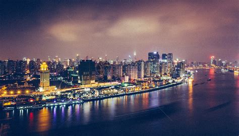 上海黄浦江夜景高清图片下载-正版图片500791318-摄图网