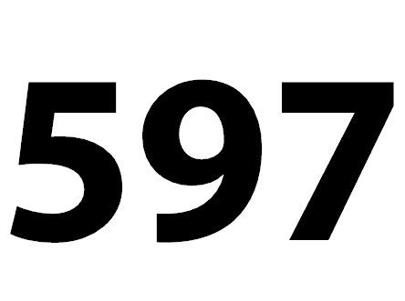 597 — пятьсот девяносто семь. натуральное нечетное число. в ряду ...