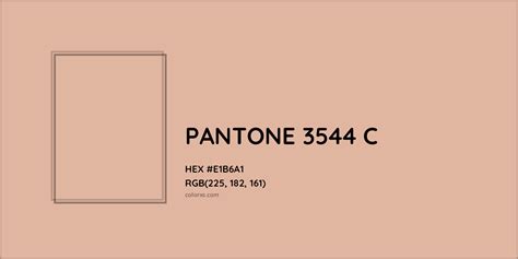 PANTONE 3544 C Complementary or Opposite Color Name and Code (#E1B6A1 ...
