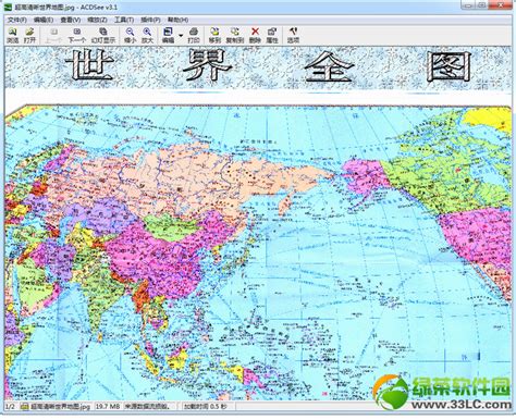 世界地图中文版32开EPS素材免费下载_红动中国
