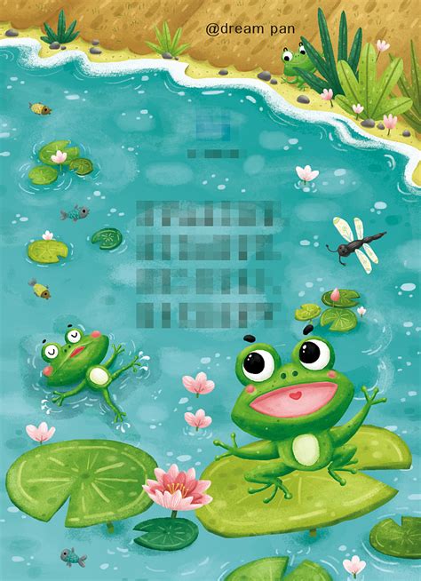 彩铅画----一只小青蛙|插画|插画习作|吴小妮576043622 - 原创作品 - 站酷 (ZCOOL)