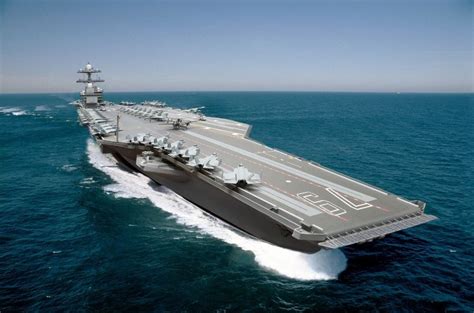 美加快福特级新航母建造，坐拥12万吨排水量，整体战力爆表！