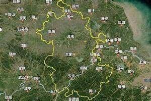 安徽省卫星地图 - 3D实景地图、高清版 - 八九网